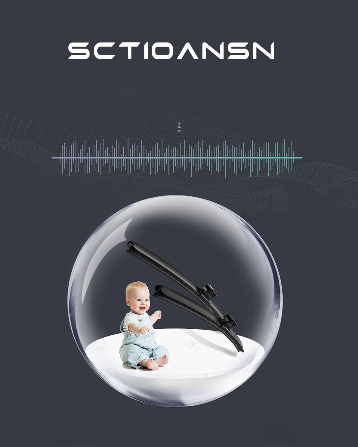 3 Wipers Set-26"+17" Front Windshield Wipers and 14" Rear Wiper Blade for Subaru Forester 2019-2022-Factory Original Equipment Replacement (Pack of 3)Push Button/Top Lock