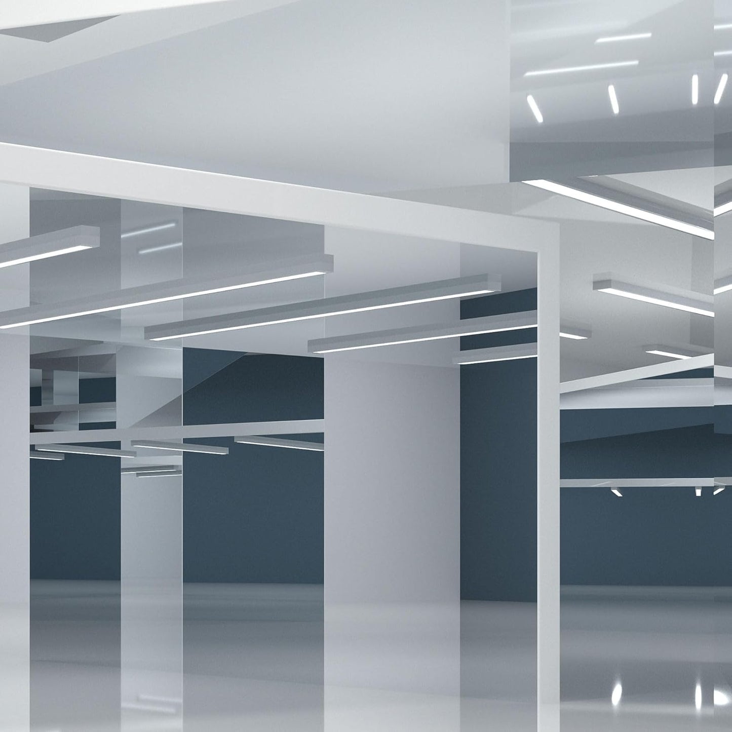 6PK 4FT LED Shop Light,Led Garage Ceiling Lights, LED Workbench Light,LED Wraparound Light Fixture,Hanging or Suface Mount,Office Ceiling Light for Garage, Office, Kitchen