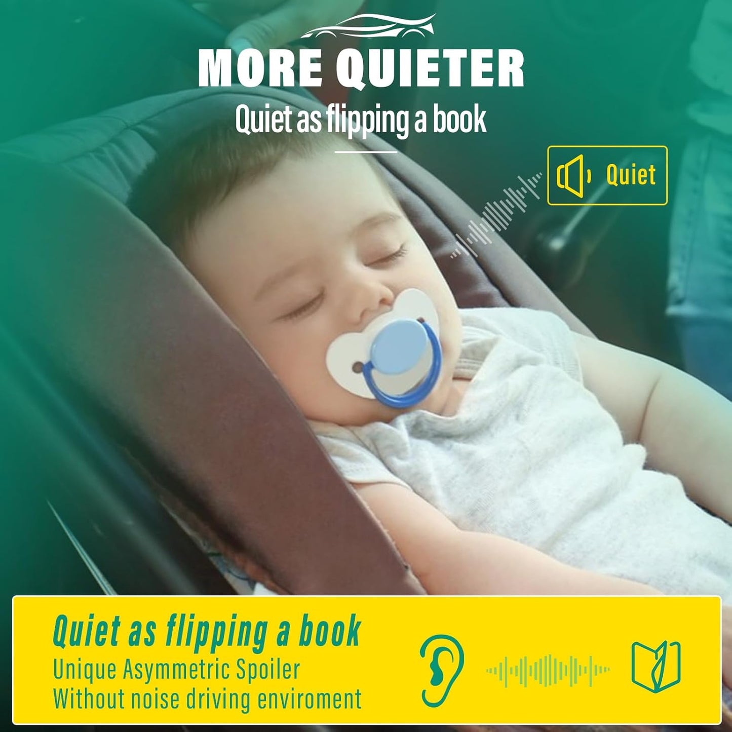 24" 18" 12" Windshield Wiper Blades Replacement for 2014 2015 2016 2017 2018 Mazda 3 Premium All Weather Front Rear Wipers Set - OEM Quality (Pack of 3)