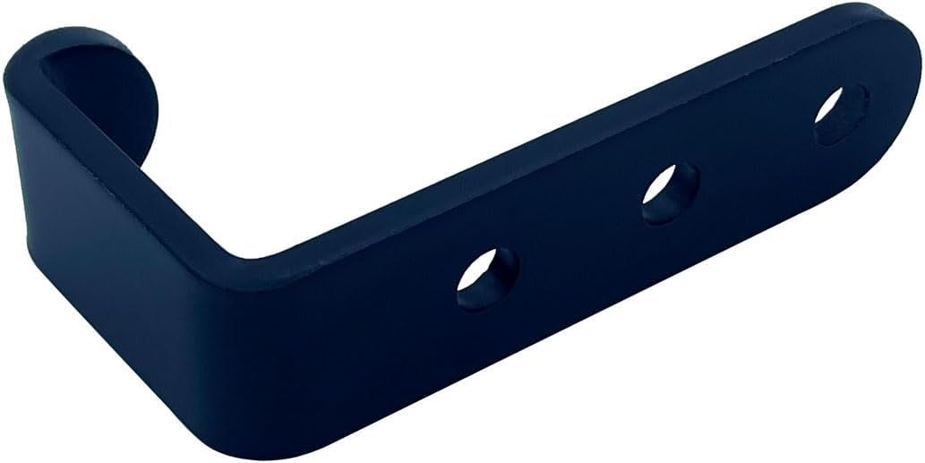 4 Pcs Heavy Duty Steel Wall J Hooks for Hanging,Garage Storage Utility Hooks Garden Tool Organizer, Wall Mount Hooks, Small U Hooks,Black (M)