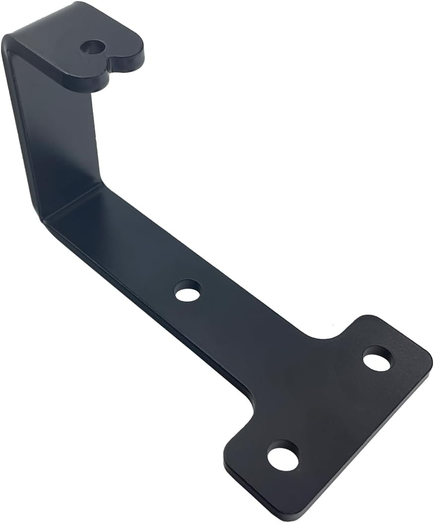 4 PCS black heavy duty metal flat j hooks for hanging 260 lbs,wall mount hooks,plant hanger large steel utility masonry industrial hook for Hanging Garage Storage Home Office Gym Sports Equipment(L)