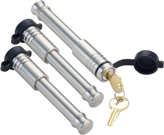 61671 | 3 Pack, Keyed Alike, Receiver Locks for 2" Receiver - Class III & IV