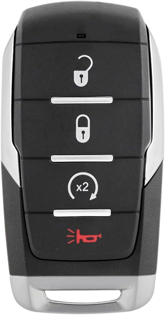 4-Button Smart Key Fob for Dodge Ram 1500 (2019-2024), 433MHz, FCC ID: OHT-4882056, P/N: 68442907 68291689