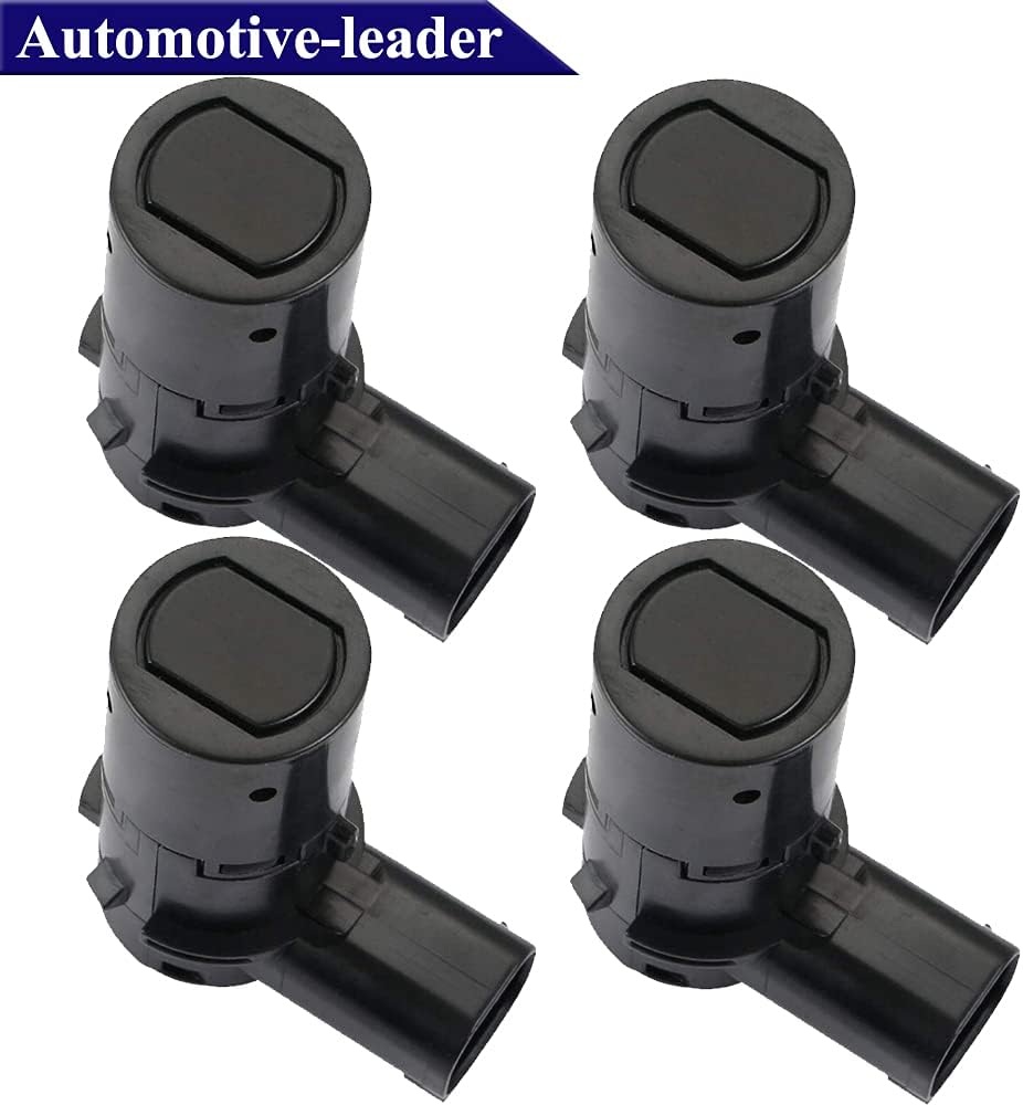 4Pcs Reverse Backup Park Sensor 4F2315K859AA 3F2Z15K859BA Parking Assist Sensor Bumper Object Sensor for Ford F150 F250 F350 E150 E250 E350 Expedition Explorer Escape