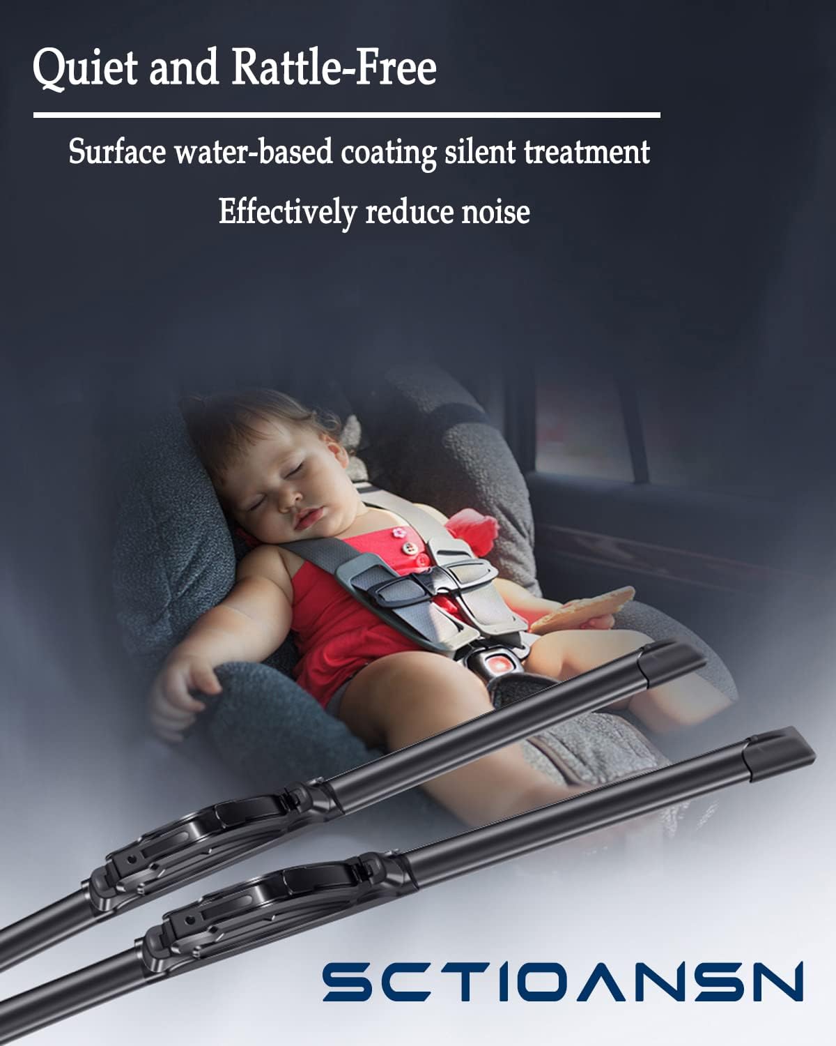 3 Wipers Set for GMC Yukon/Yukon XL 2015 2016 2017 2018 2019 2020, Windshield Wiper Blades Original Equipment Replacement Front and Rear- 22"/22"/13T" (Pack of 3) J- HOOK