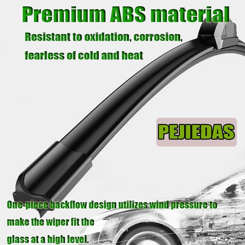 3 x OEM Wiper Blades, Replacement Wiper Blades for Honda odyssey 2005-2021, (26“ & 22” Front Wipers + 16” Rear Wiper Blades)