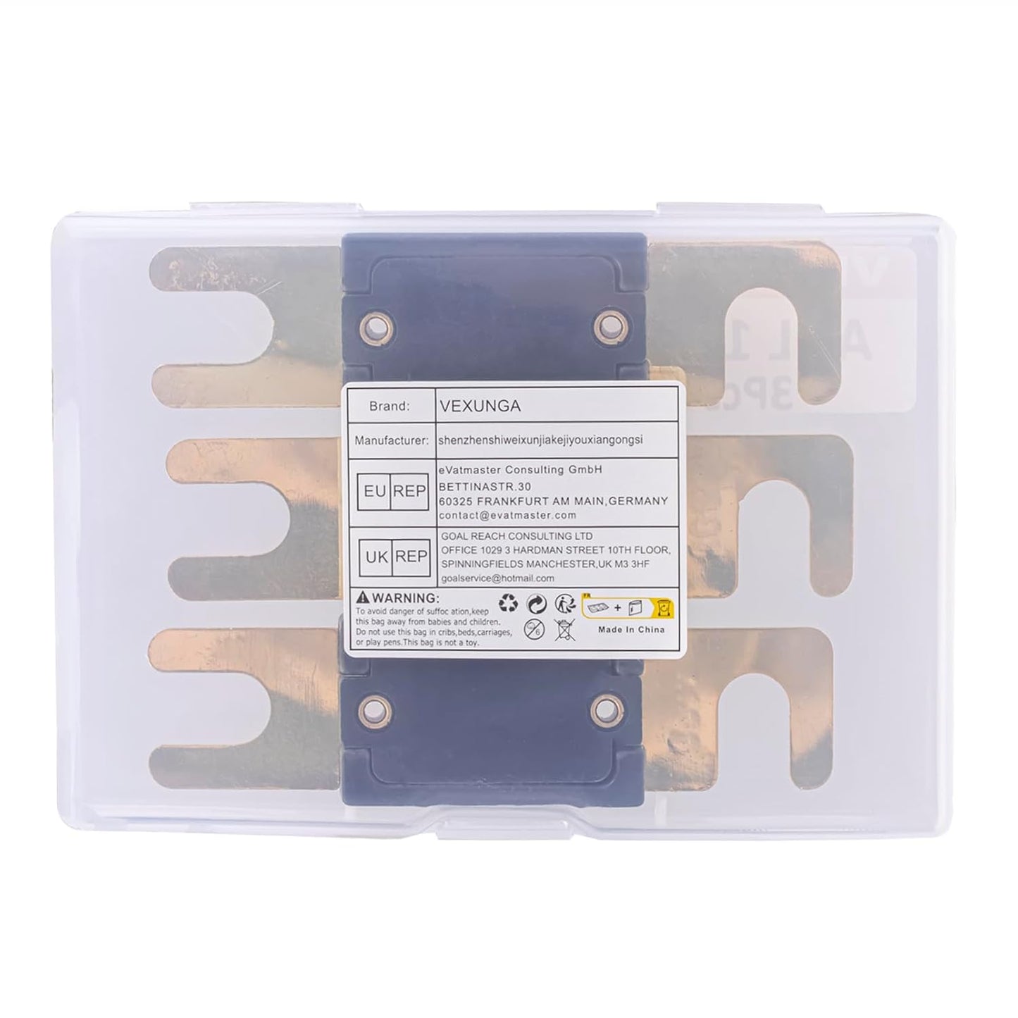 400A ANL Fuse 400 Amp Inline Blade Fuses 32V for Car Audio Inverter Automotive Stereo (Pack of 3 pcs)