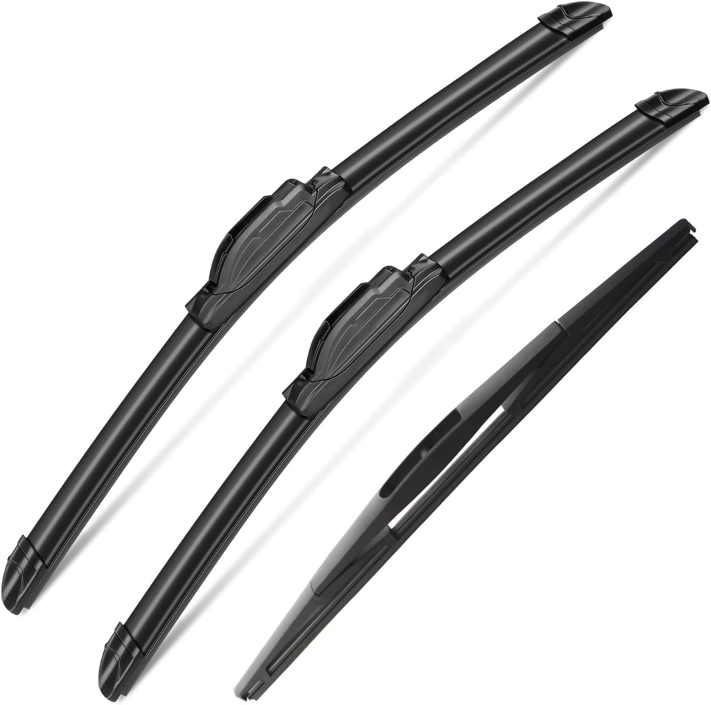 3 Wipers Set for 2016 2017 2018 2019 2020 2021 2022 Honda HRV HR-V, Windshield Wiper Blades Original Equipment Replacement Front and Rear- 26"/18"/10B" (Pack of 3) J- HOOK