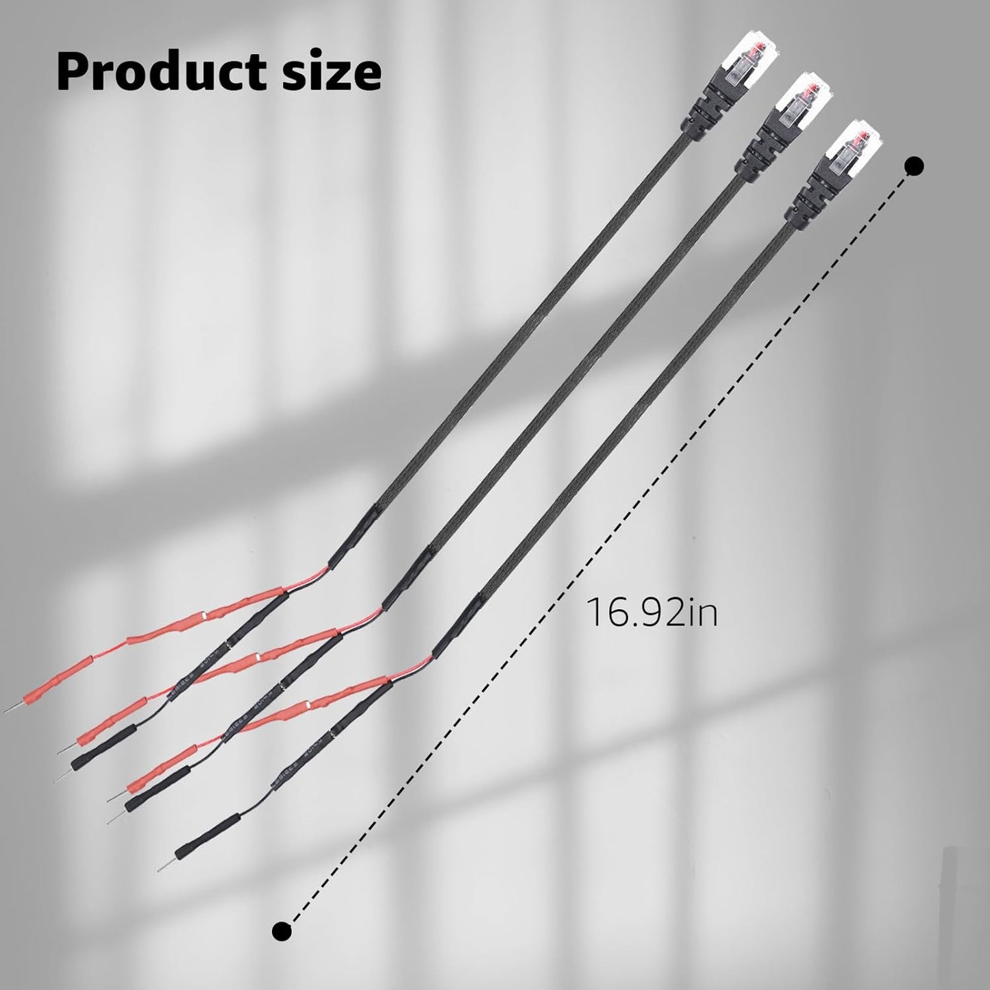 3PCS RJ11 Replacement Mirror Wire Power Cord for Uniden Radar Detectors，Fits R4 R3 R1 R7 R8 Model(3005201U)