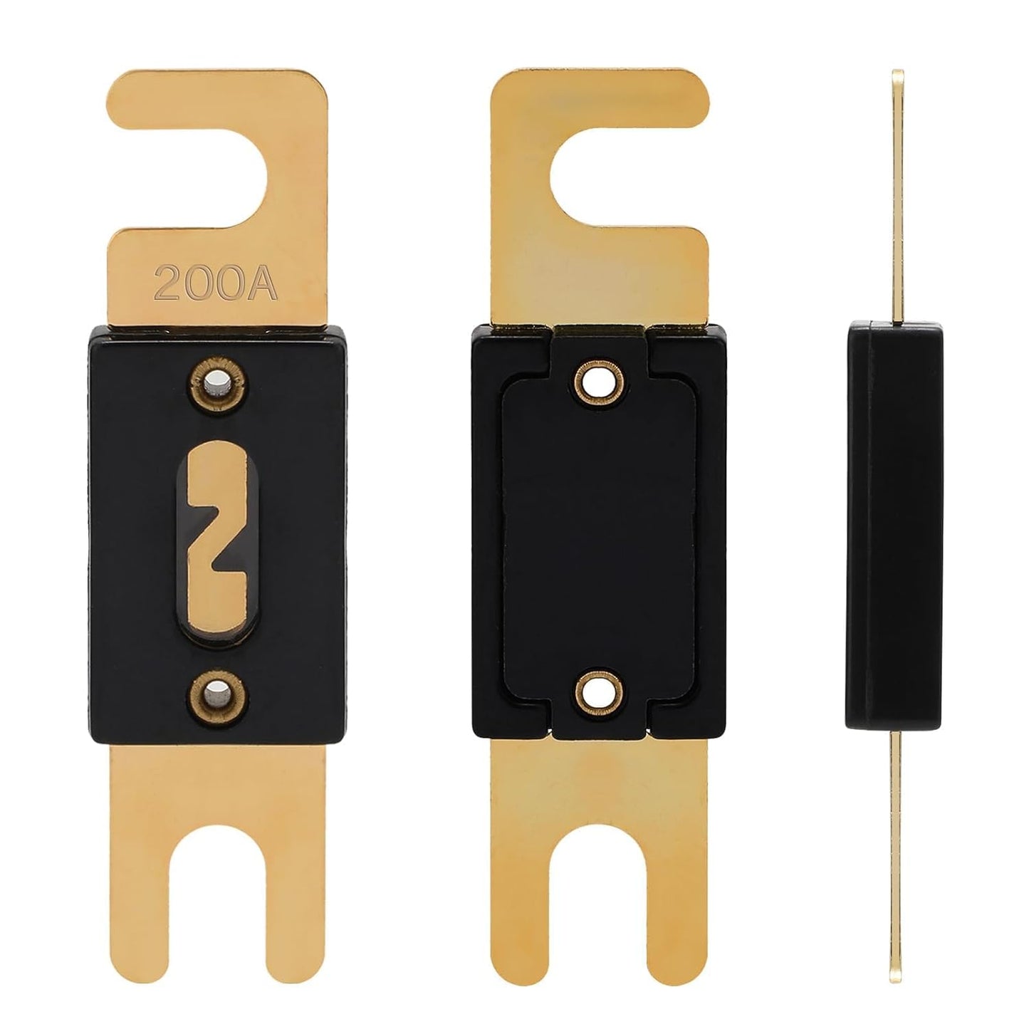 200A ANL Fuse 200 Amp Inline Blade Fuses 32V for Car Audio Inverter Automotive Stereo (Pack of 3 pcs)