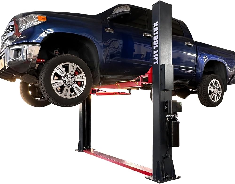 2 Post Lift 4.0HP 12000lbs Single Point Lock Release Car Lift Automotive Lift Truck Hoist 2 Post Car Lift for Repair Store
