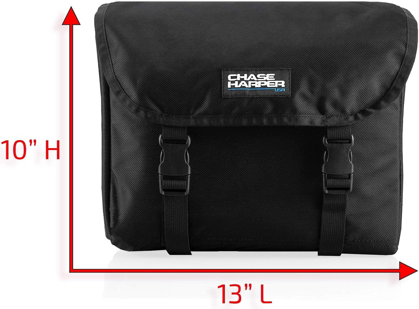 3775 Phoenix Saddle Bags - 21.2 Liters - Water-Resistant, Tear-Resistant, Industrial Grade Ballistic Nylon