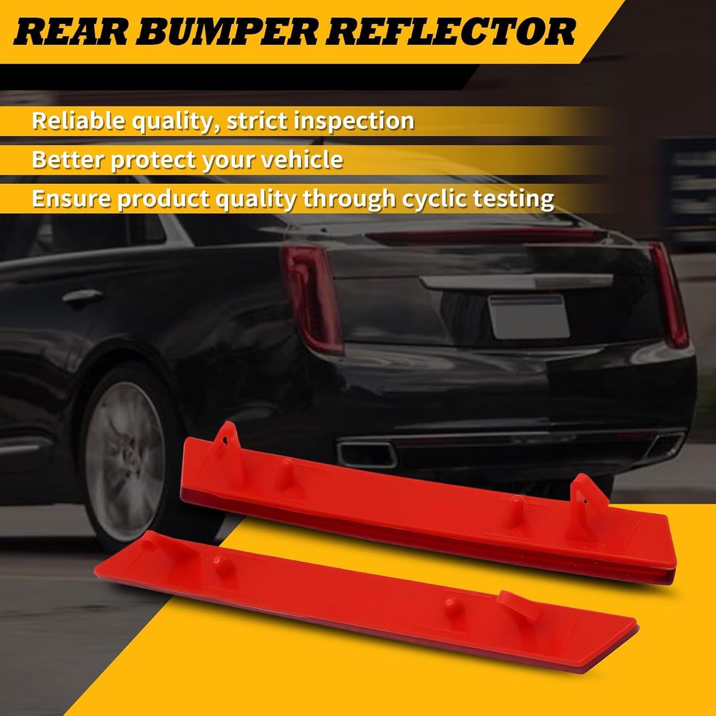 20874085 20874084 Rear Bumper Reflector Compatible with 2013 2014 2015 2016 2017 XTS