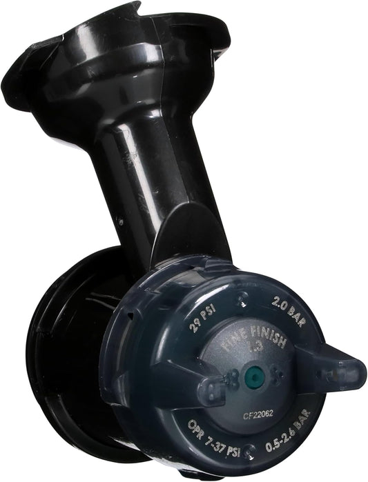 3M Performance Gravity Fine Finish (Compliant) Atomizing Head 26913, Green, 1.3, Pack of 5, for Automotive Paint Application, High Viscosity, Clear Coat, Primer Spraying