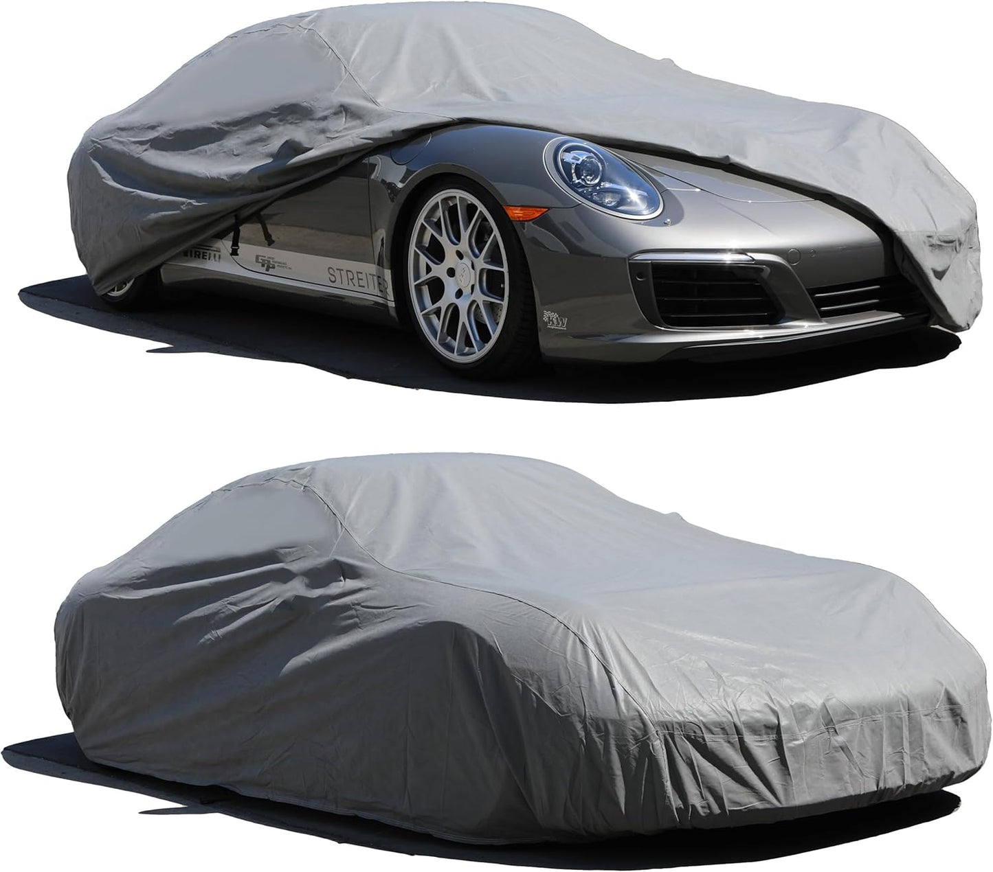 All Weather Waterproof car Cover Good for rain Snow uv Protection dust Small Coupe 350Z Z4 Sky Crossfire SLK GR86 RX-8 BRZ SLC300 Speedster Gray