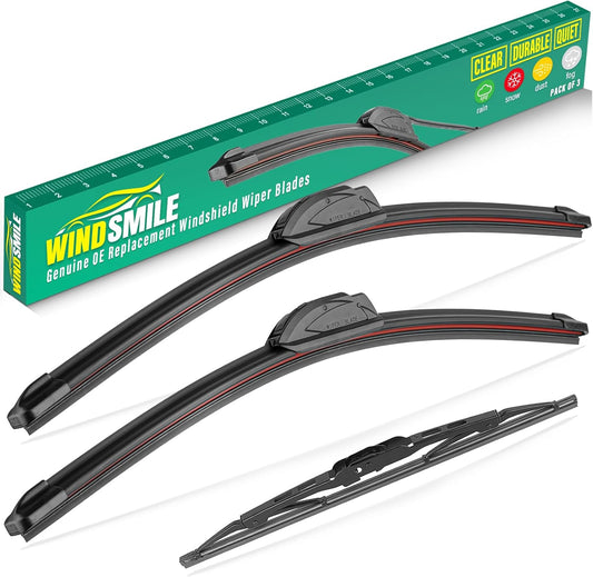 20" 18" 10" Windshield Wiper Blades Replacement for Ford Escape Mercury Mariner 2005 2006 2007 Premium All Weather Front Rear Wipers Set - OEM Quality (Pack of 3)
