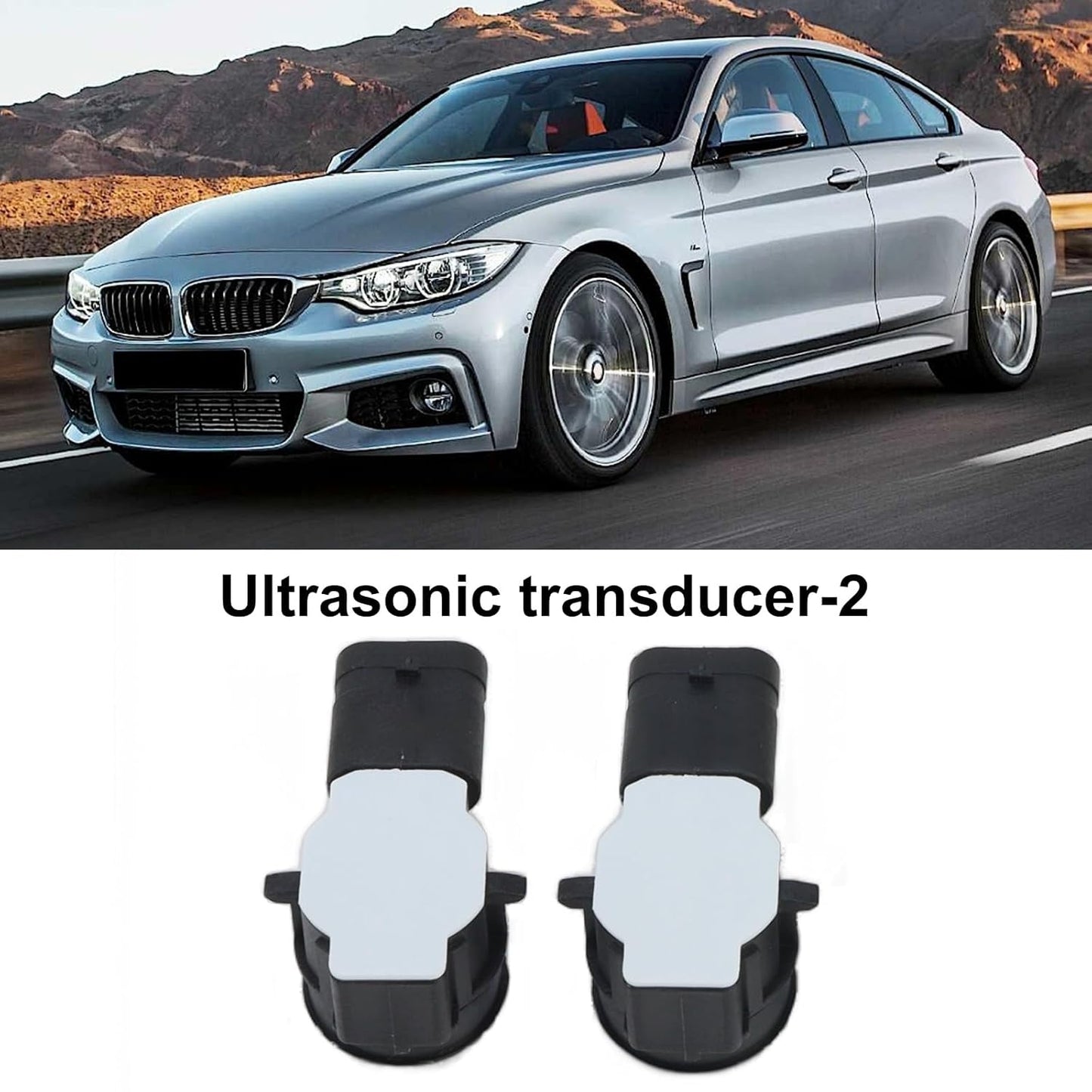 2 PCS 66209261582 Car PDC Parking Sensor Bumper Parking Sensor for 2011-2021 BMW F20 F21 F22 F30 F31 F32 F33 320i 325i 328i 335i 428i 435i Replace# 66209261588 66209261589 66209261590 66209261591