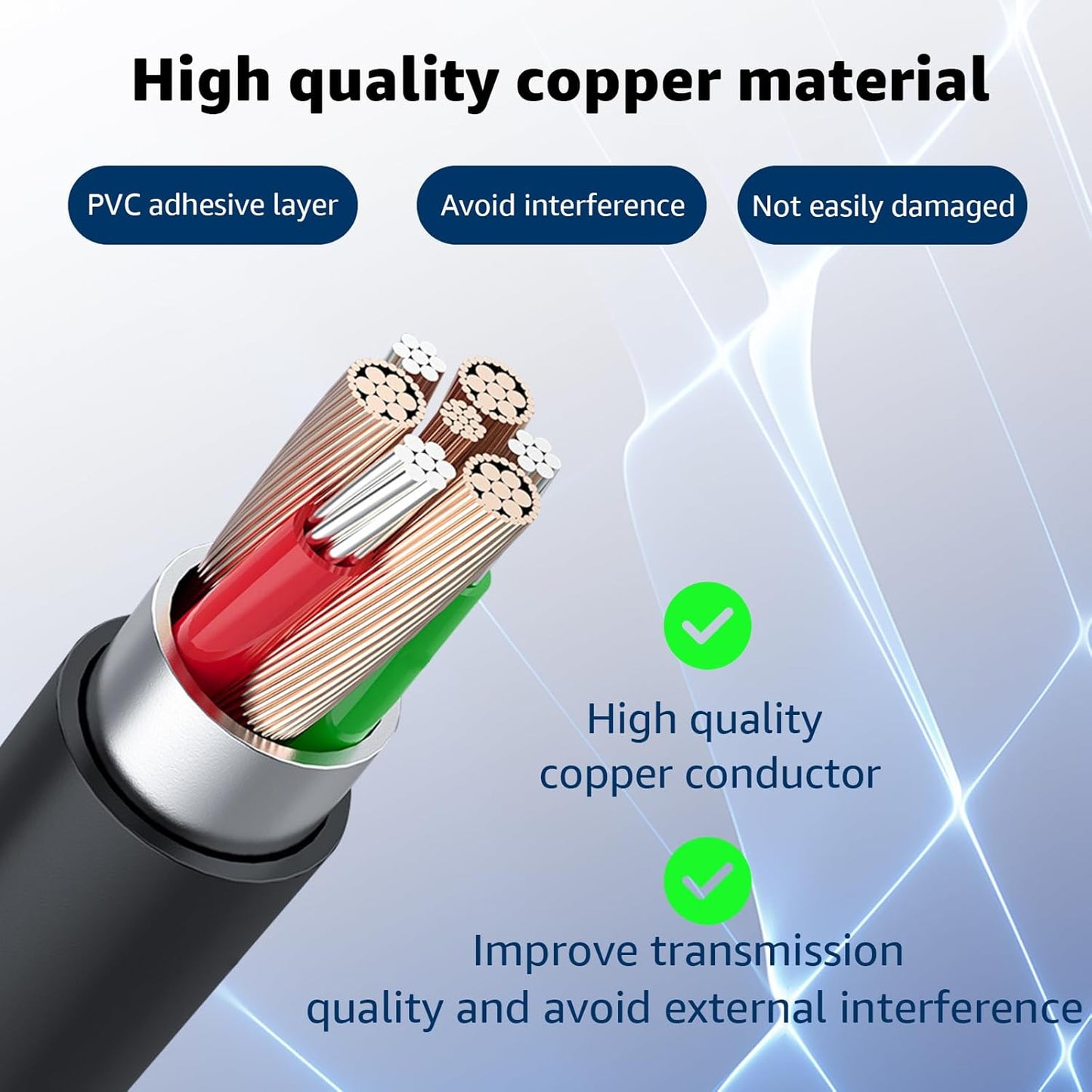 6.56FT USB to RJ11 Plug Cable,Radar Detector Cable Compatible with Escort Uniden Beltronics Radenso XP Cobra Whistler,Replacement Power Cord for Radar Detectors