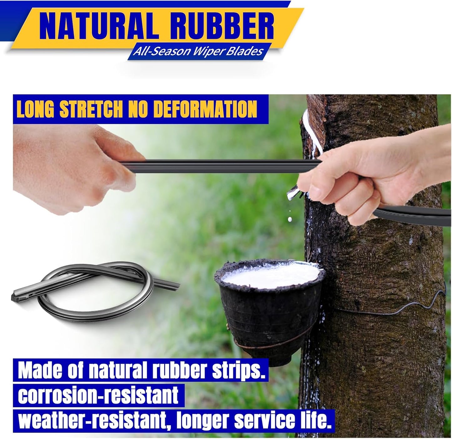 3 wipers Replacement for 2017-2021 2022 2023 2024 Chrysler Pacifica, Windshield Wiper Blades Original Equipment Replacement - 26"/20"/14" (Set of 3) U/J HOOK