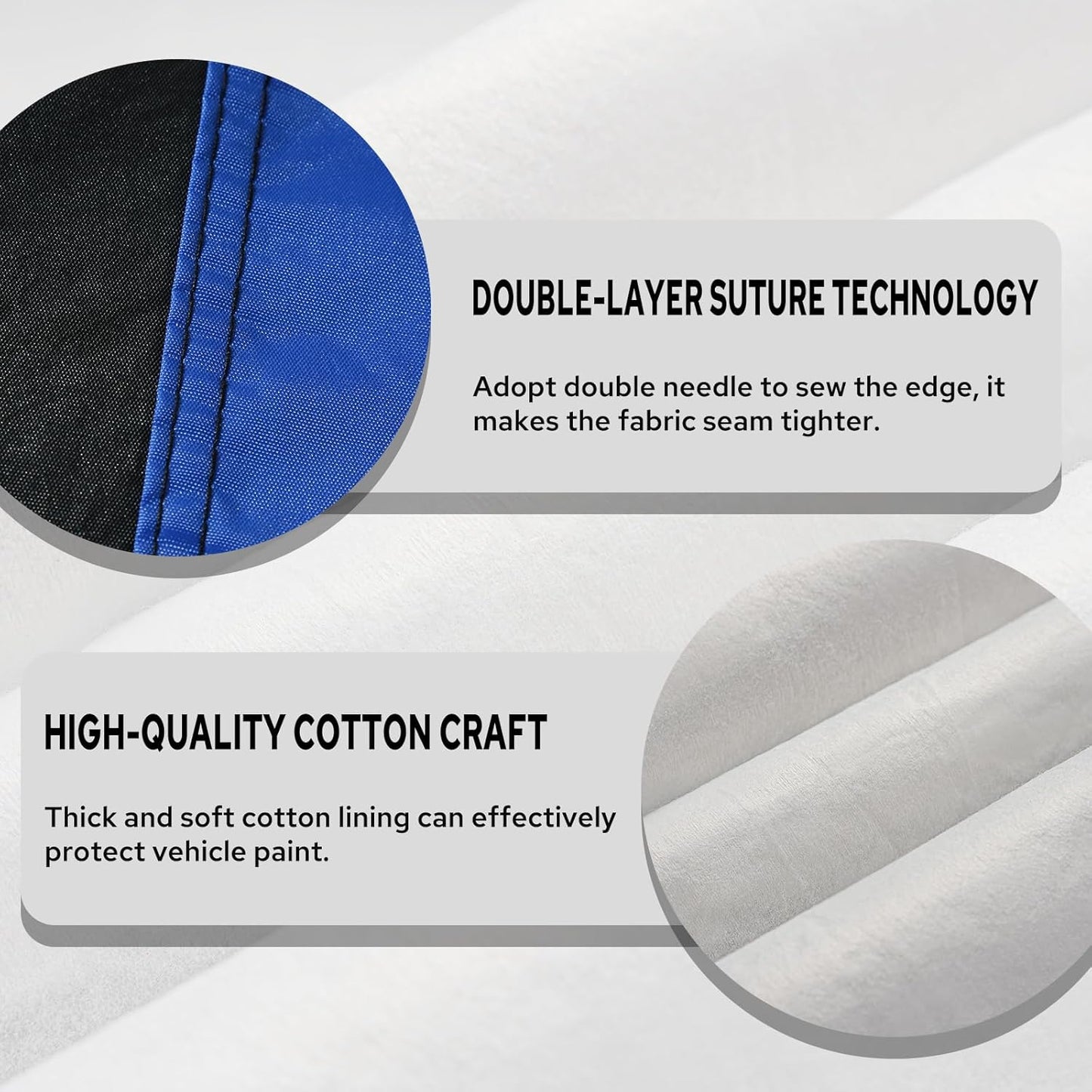 10-Layer SUV Car Cover Waterproof All Weather for Automobiles, Universal Fit for BMW X3/X4/X5/X6, Honda CR-V, Mercedes GLC-Class, Tesla Model Y, SUV 182"-191" L, Size S3 (See Size Chart)