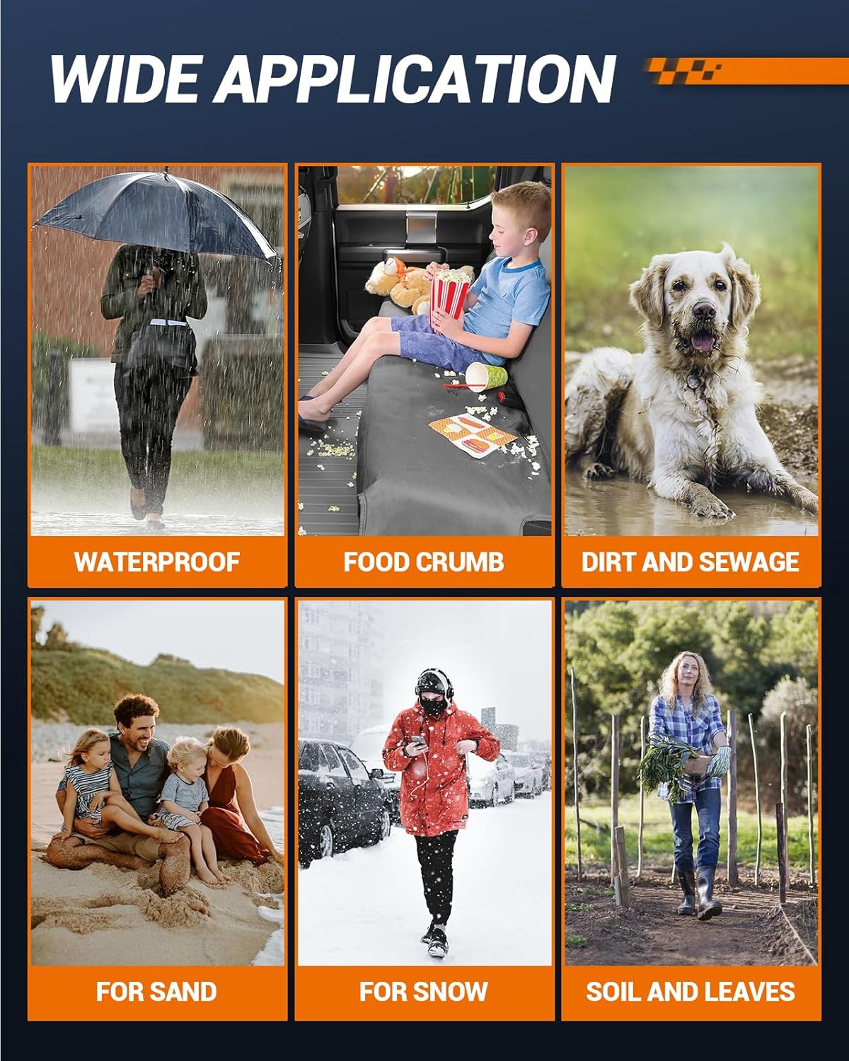 2024 2025 Tesla Model 3 Floor Mats All Weather Full Set Made by SEALIGHT- Custom Fit for Model 3 Highland, Premium TPE Floor Liners, Waterproof, Anti-Slip & Easy to Clean Car Mats