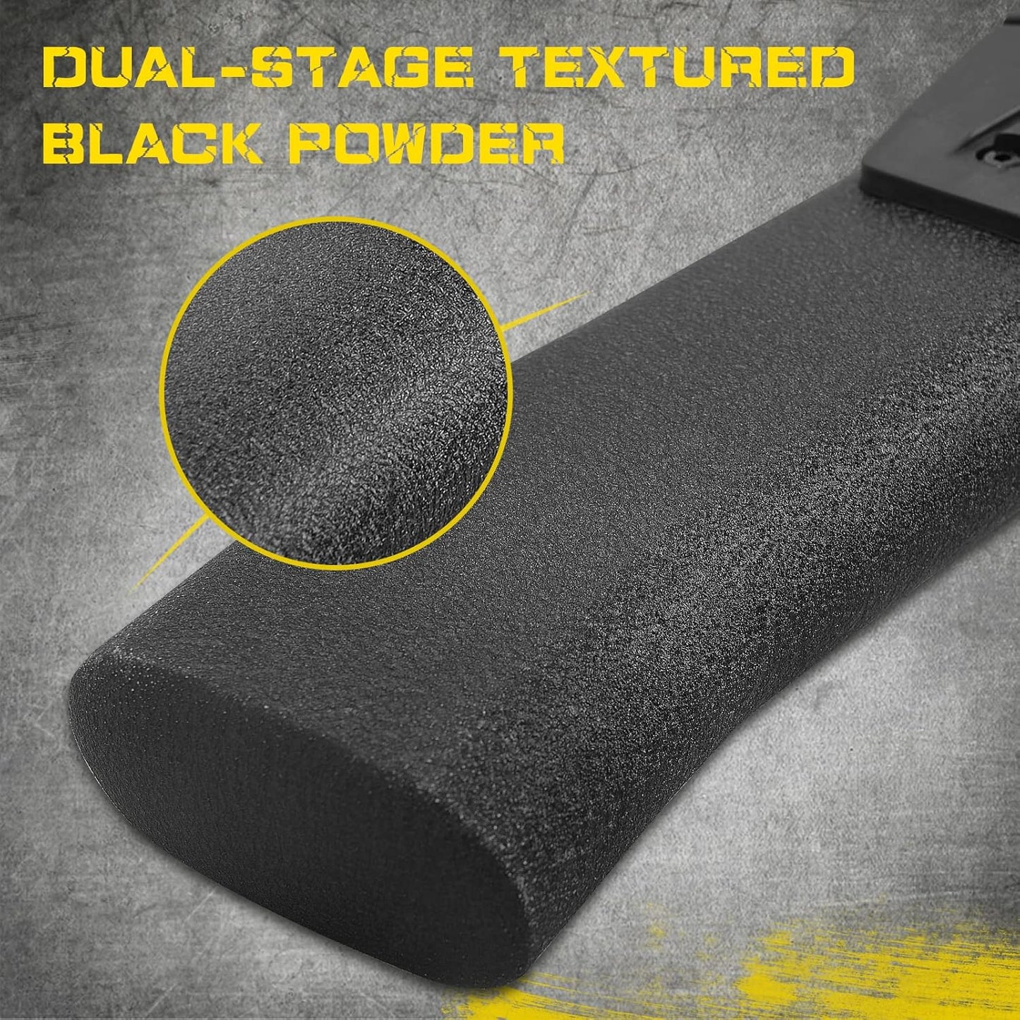 4.3 Inches Oval Tube Bar Running Boards Compatible with 2024 2025 Tacoma Double Cab with 4 Full-Size Doors. Tacoma Step Bars and Carbon Steel Side Steps Step Bars.